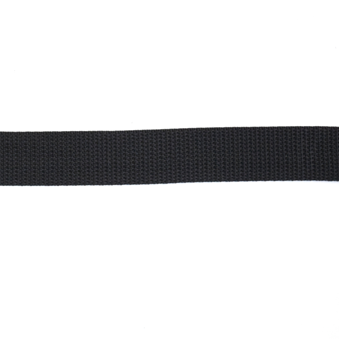 Tassenband 25 mm zwart
