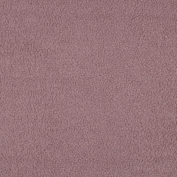 Tissu sherpa peluche teddy double face, vieux lilas
