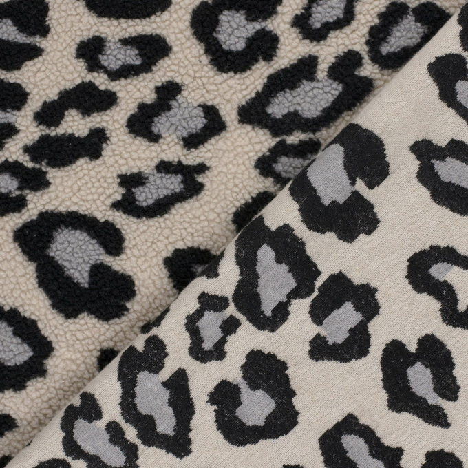 Teddy plush Big Leo Dots, light grey