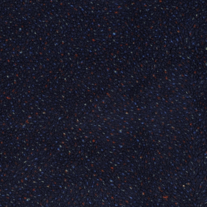 Teddy pluche confetti, donkerblauw