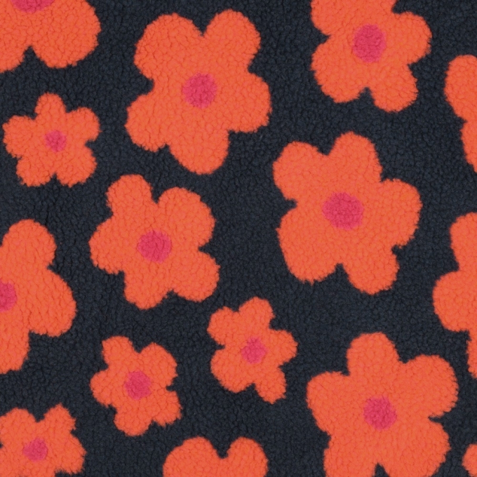 Teddyplüsch Flower Love, dunkelblau