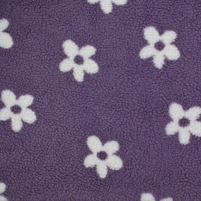 Teddy plush Flowers, mauve