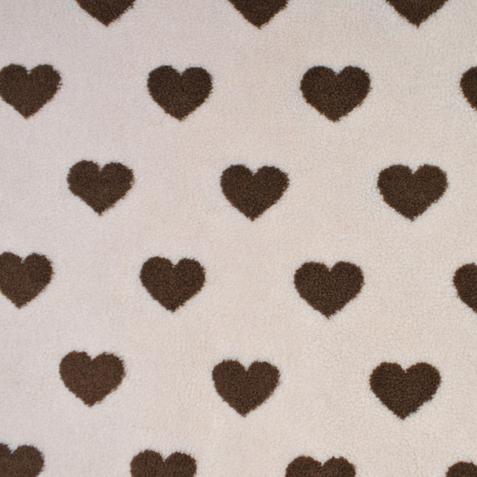 Teddyplüsch Hearts, creme