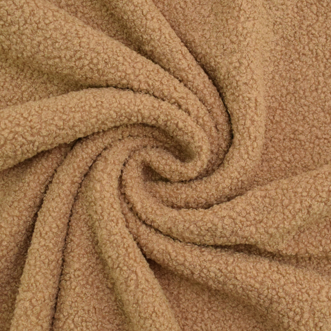 Teddyplüsch leicht, camel