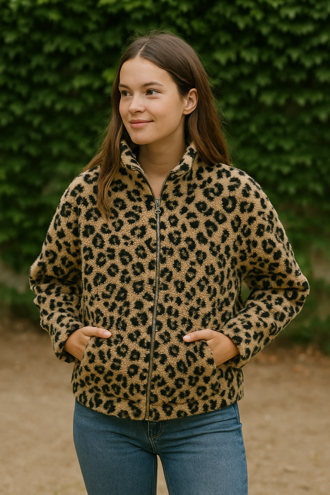 Teddy plush Leo Love, light brown