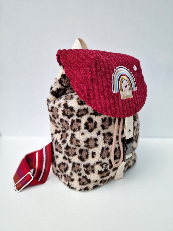 Teddy pluche Little Leo Dots, lichtbruin