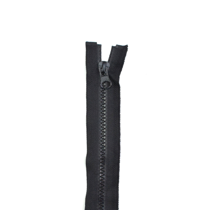 Deelbare rits 40 cm, zwart