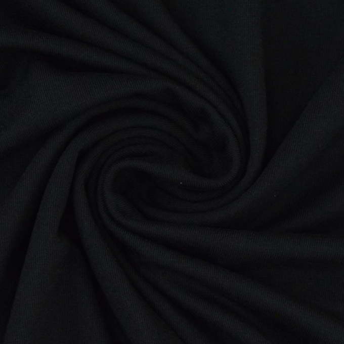 Tencel Modaljersey effen, zwart