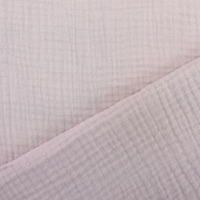 Katoenen mousseline triple gauze, oud blauwpaars