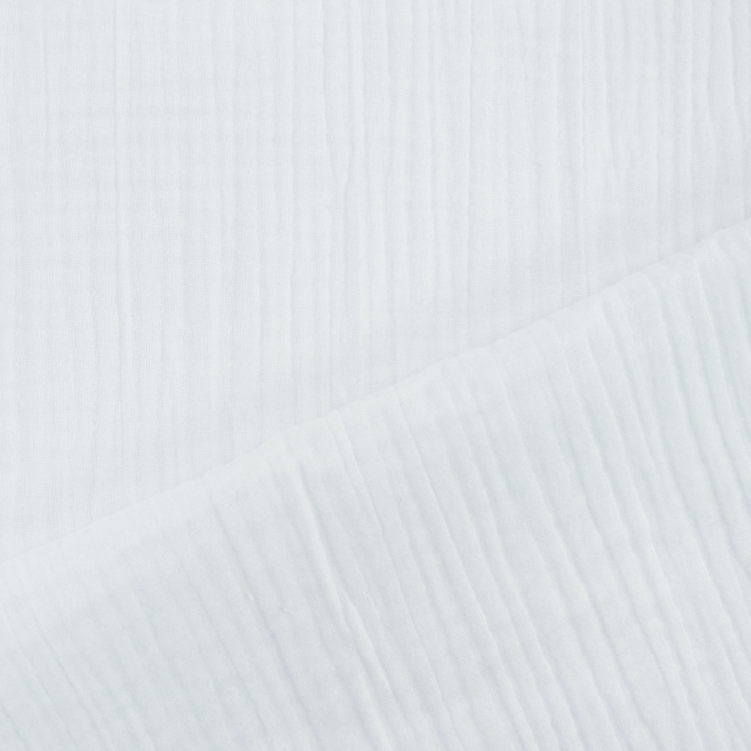 Katoenen mousseline triple gauze, wit