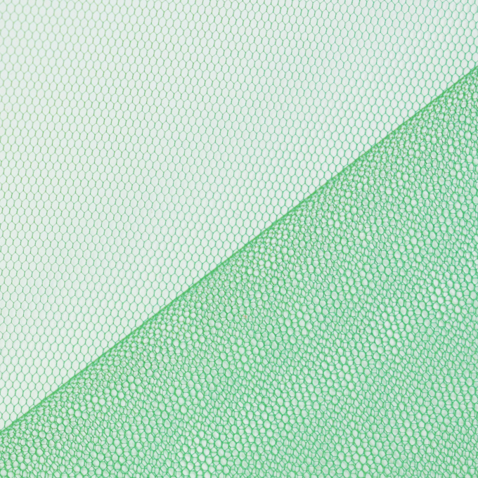Tissu tulle uni, vert