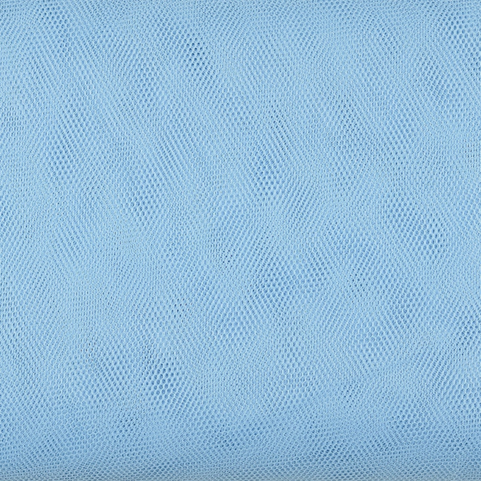 Tissu tulle uni, bleu clair