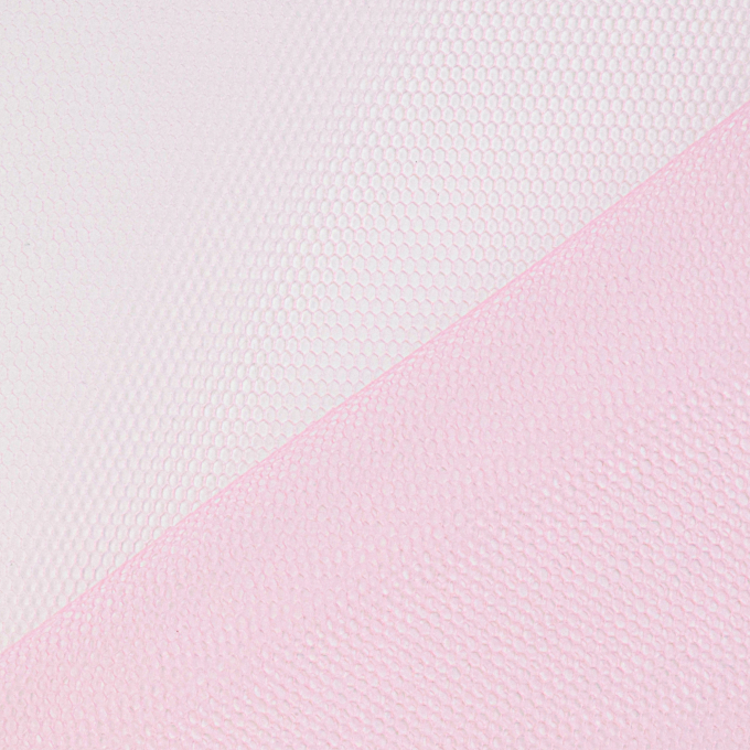 Tissu tulle uni, rose
