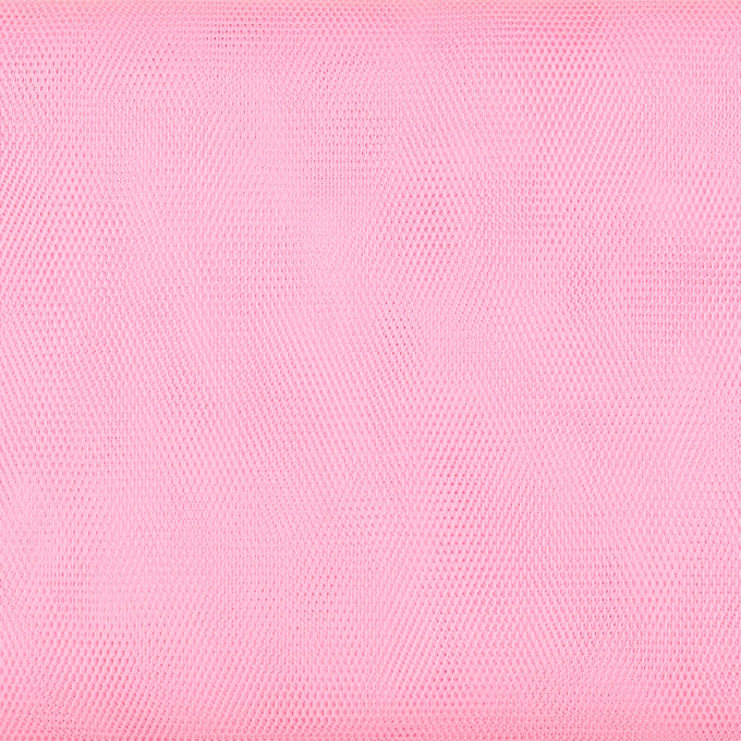 Tissu tulle uni, rose