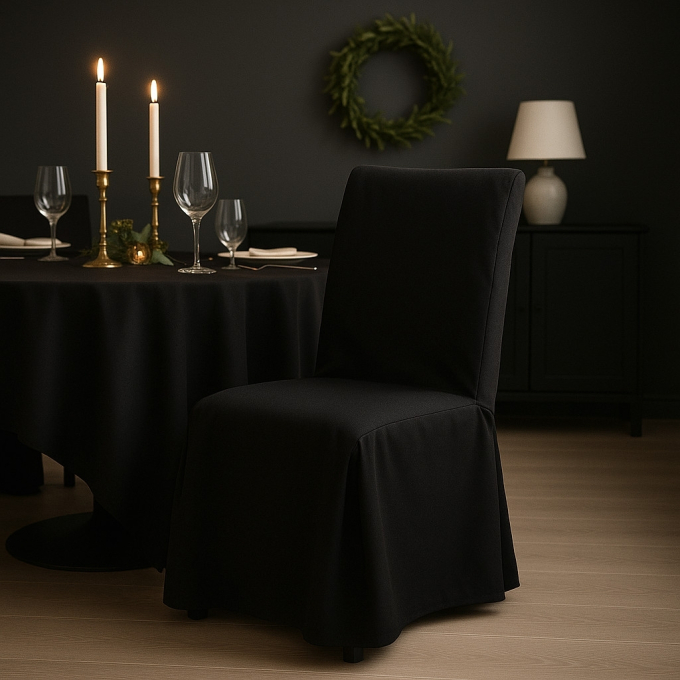 Universal fabric 275 cm flame retardant B1, black