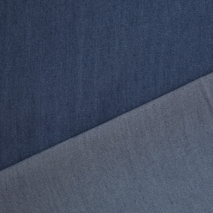 Viscose chambray, donkerblauw