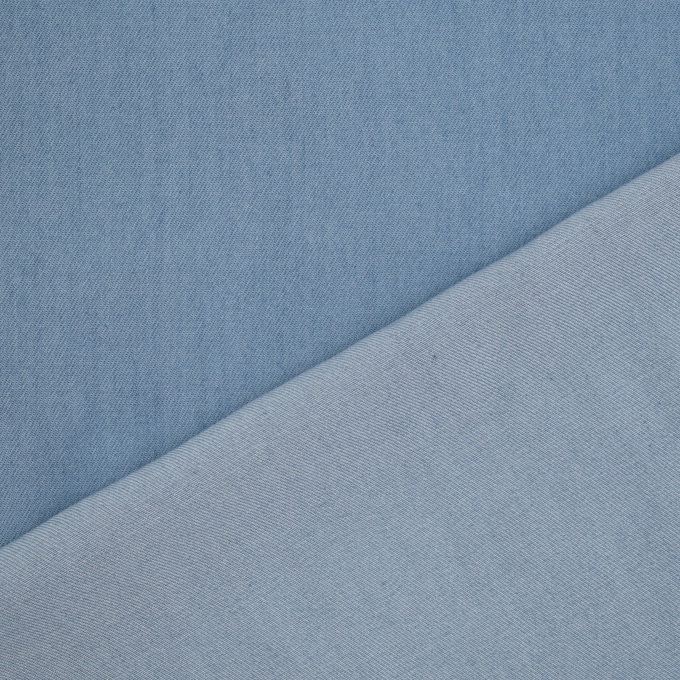 Viscose chambray, helderblauw