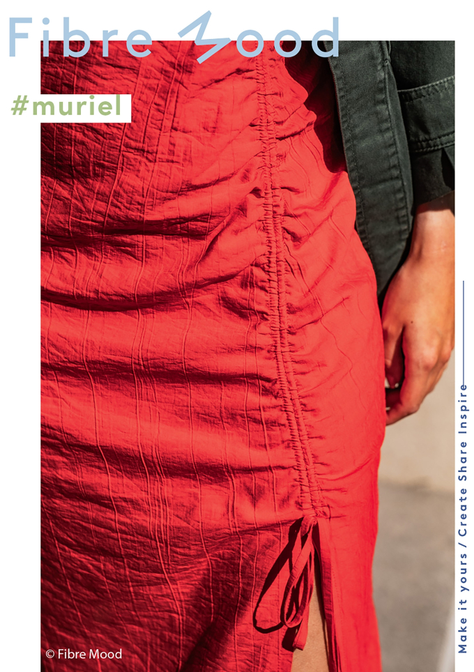 Viscose Crinkle Fibre Mood, rood