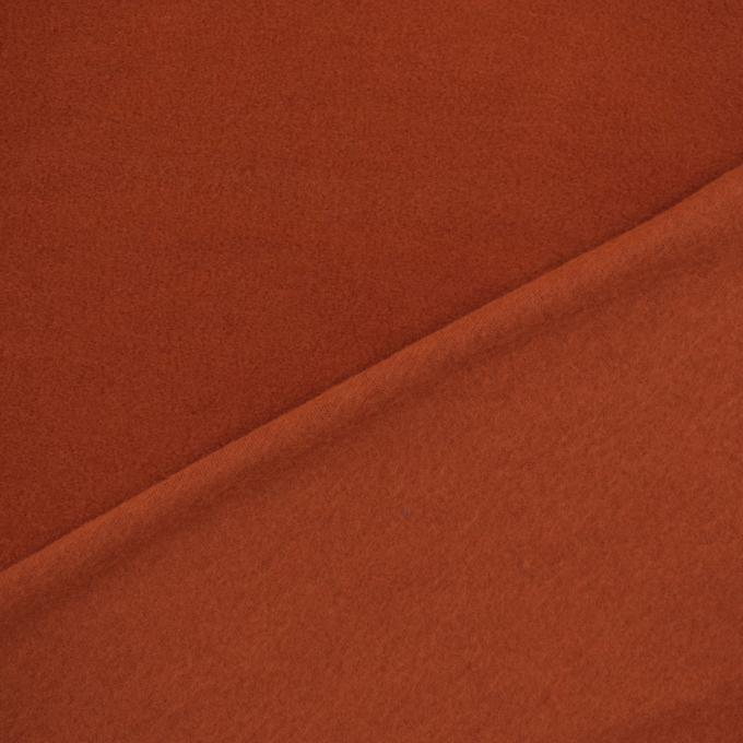 Viscose luxe fleece, donkeroranje
