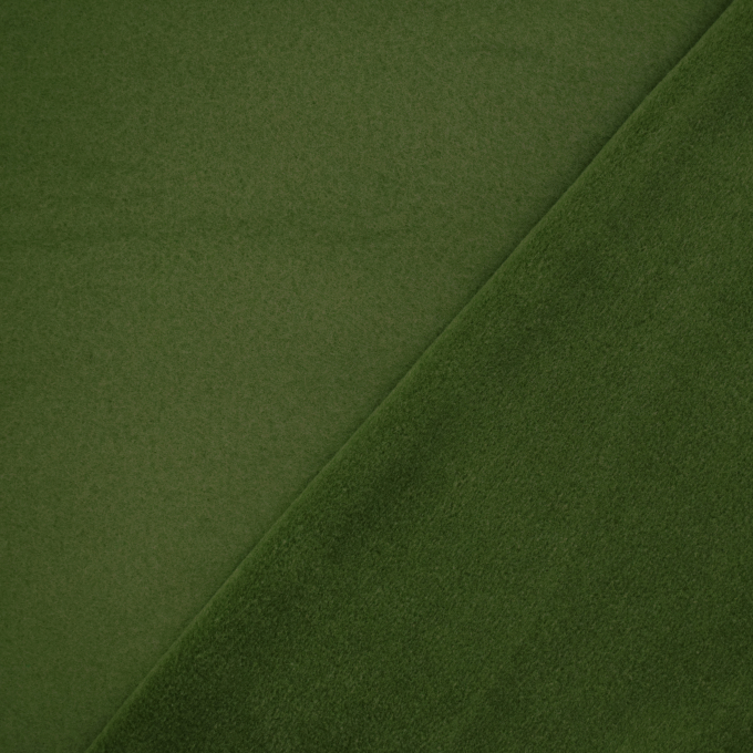 Tissu polaire viscose douce de luxe, vert gazon