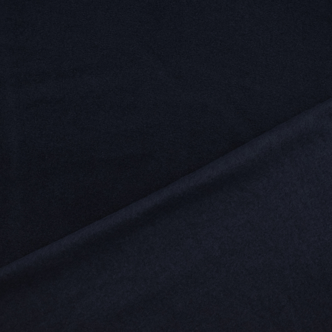 Viscose luxe fleece, marineblauw