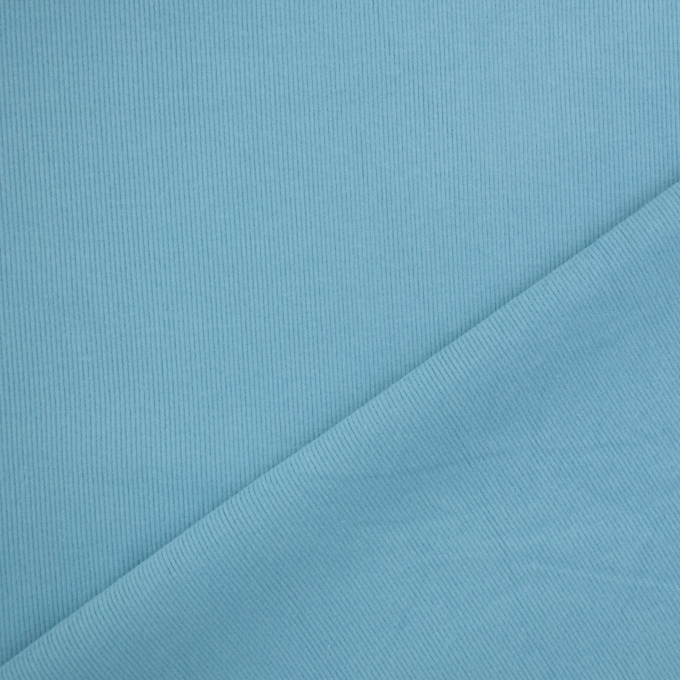 Viskose Feinrippjersey Brushed, hellblau