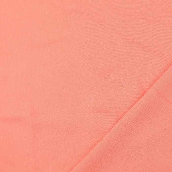 Tissu viscose crêpe georgette uni, saumon