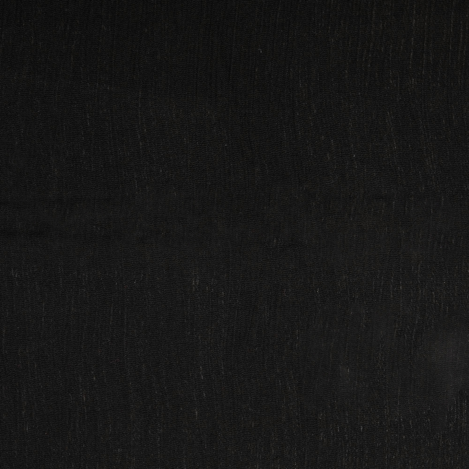 Tissu viscose crêpe georgette uni, noir