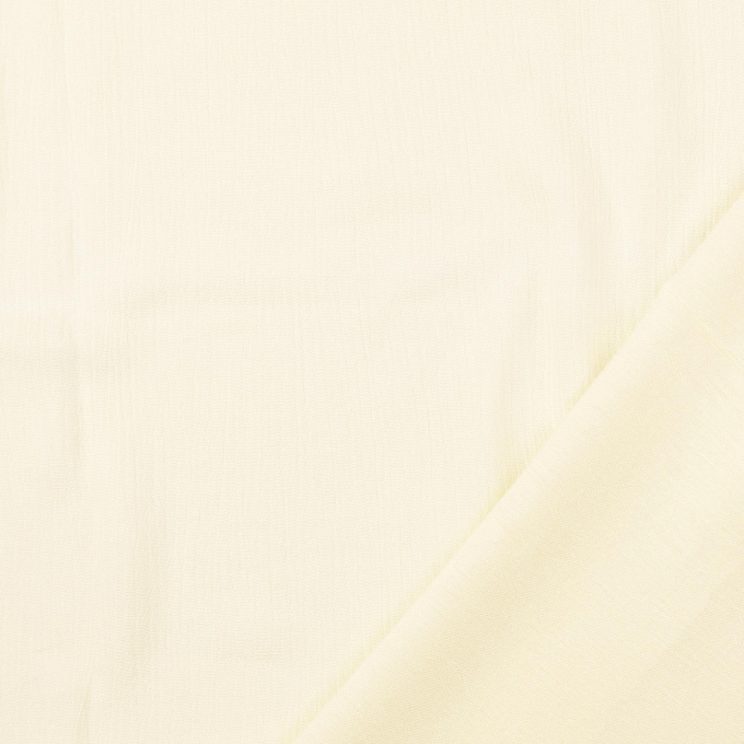 Tissu viscose crêpe georgette uni, blanc cassé