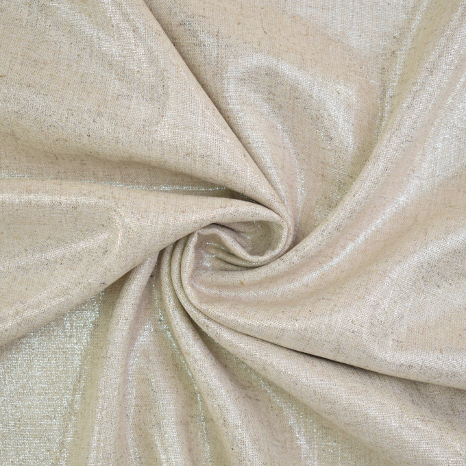 Viscose linnen Glitter, naturel