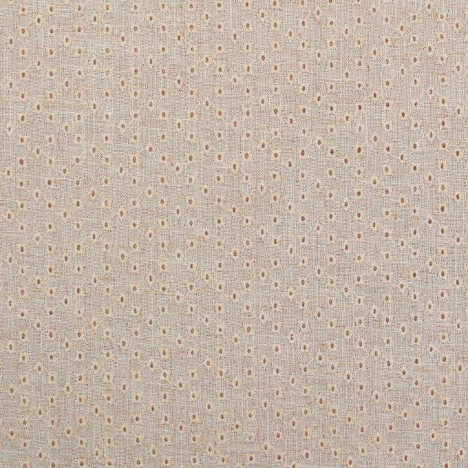Viscose Linen embroidery Anna, natural