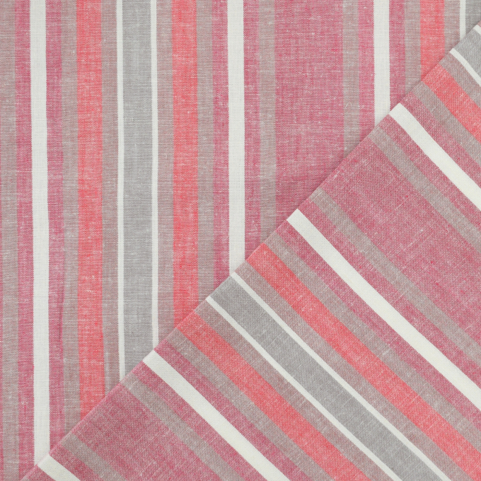 Viscose Linnen Luisa, licht bessenkleurig