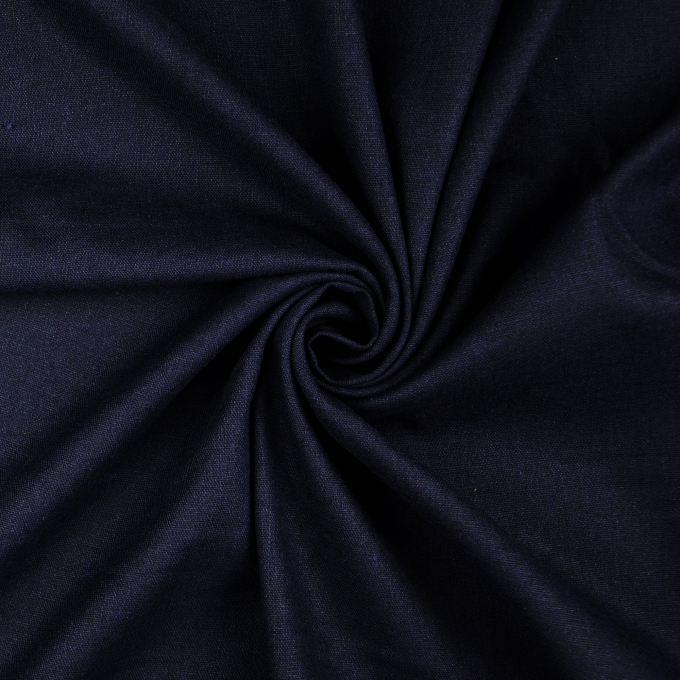 Viscose linnen mix, marineblauw