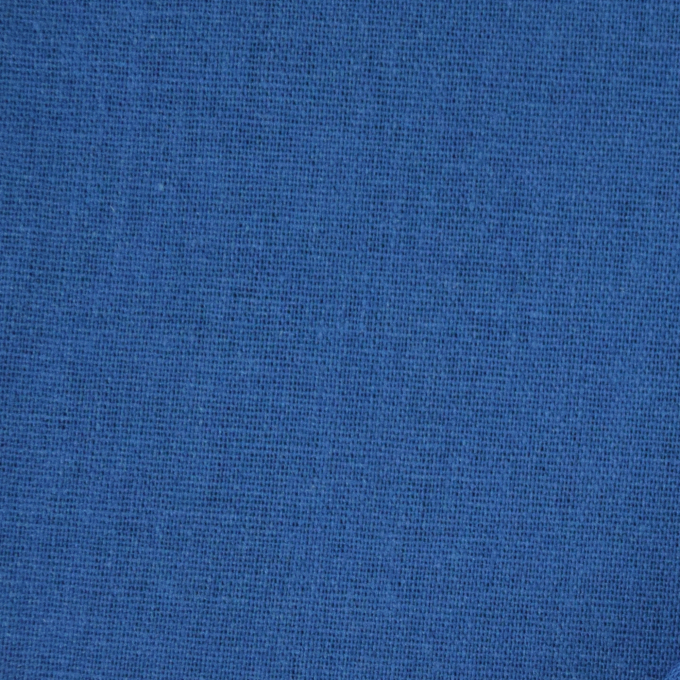 Viscose linnen mix uni, blauw