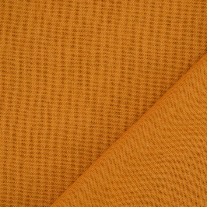 Tissu lin viscose mélange, curry