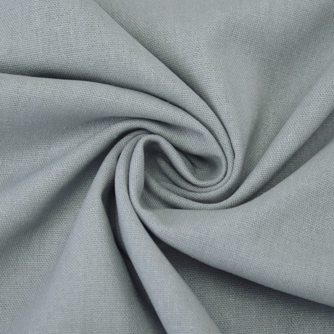 Tissu lin viscose mélange, gris clair