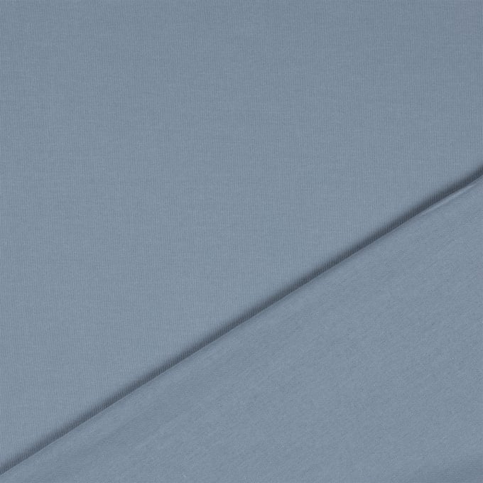 Viskose Leinen Mix Uni, jeansblau
