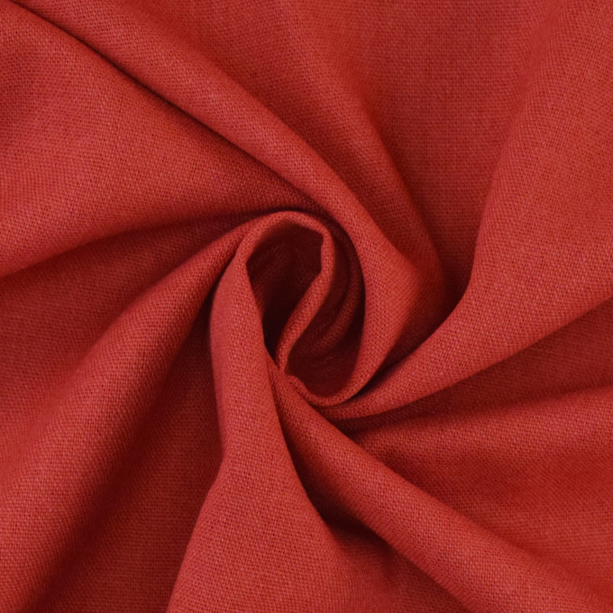 Viscose linnen mix uni, roestrood