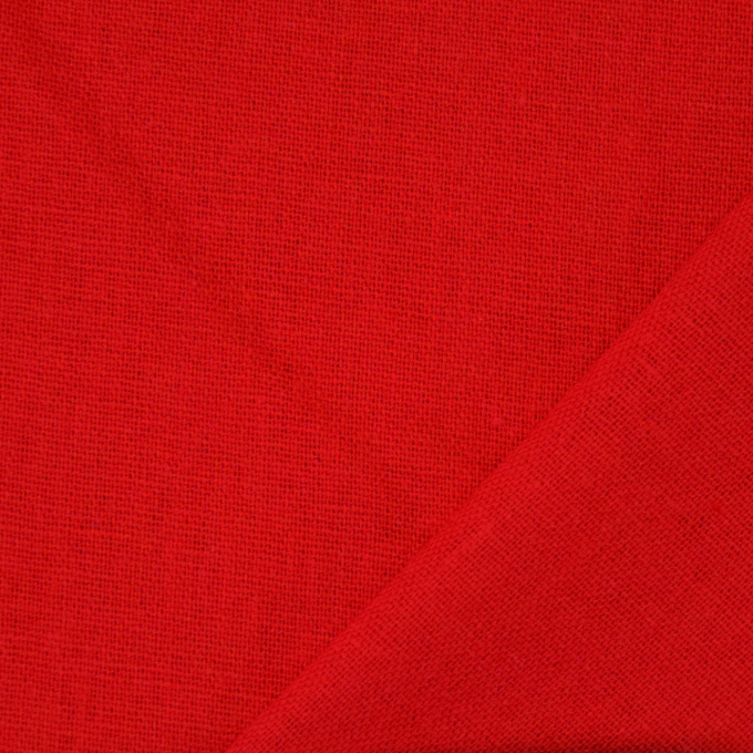 Viscose linnen mix uni, rood