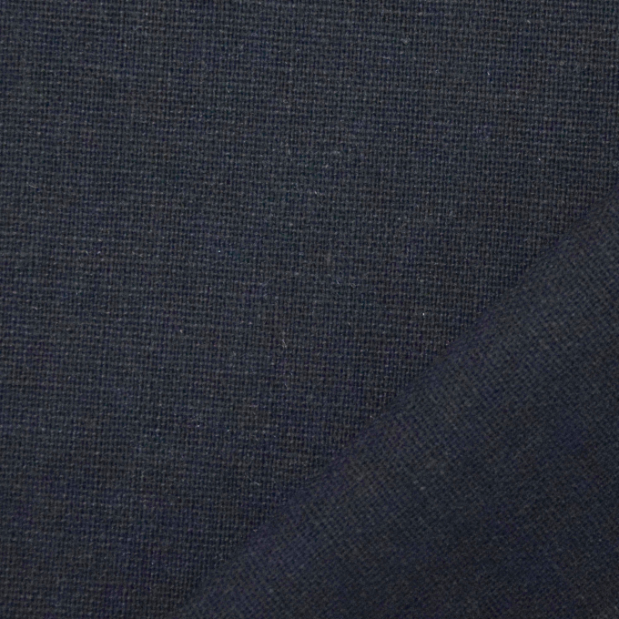 Viscose linnen mix uni, zwart