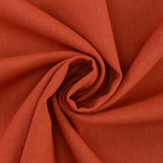 Viscose linnen mix uni, terracotta