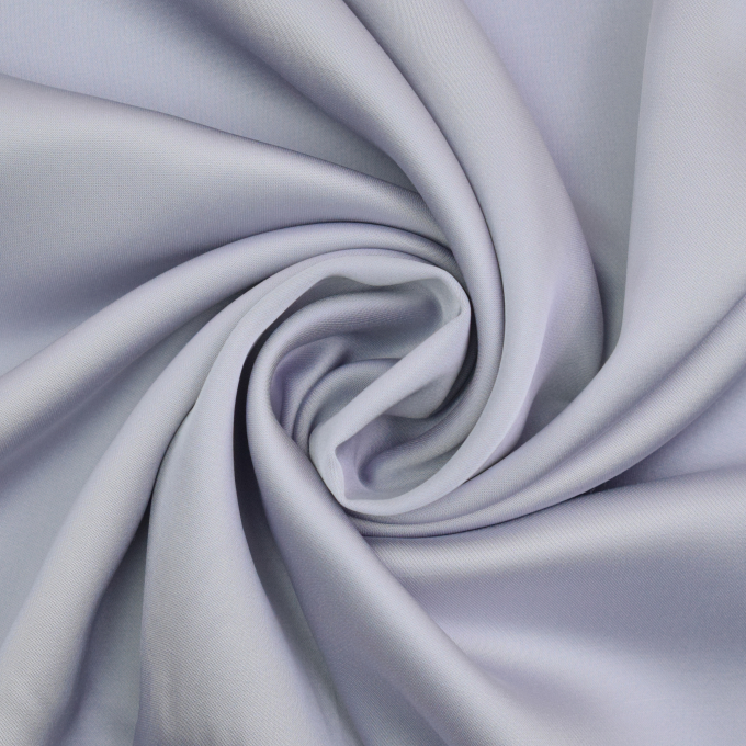 Viscose satijn Ellen, zilvergrijs