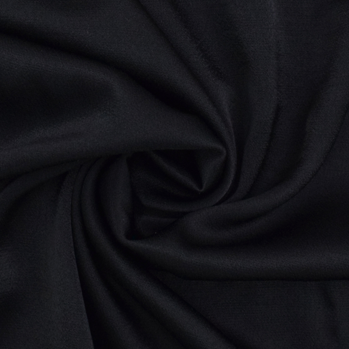 Tissu satin de viscose, noir