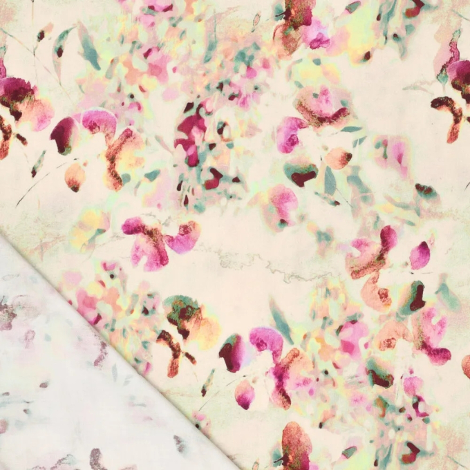 Viscose Stretch Endless Love, multicolour