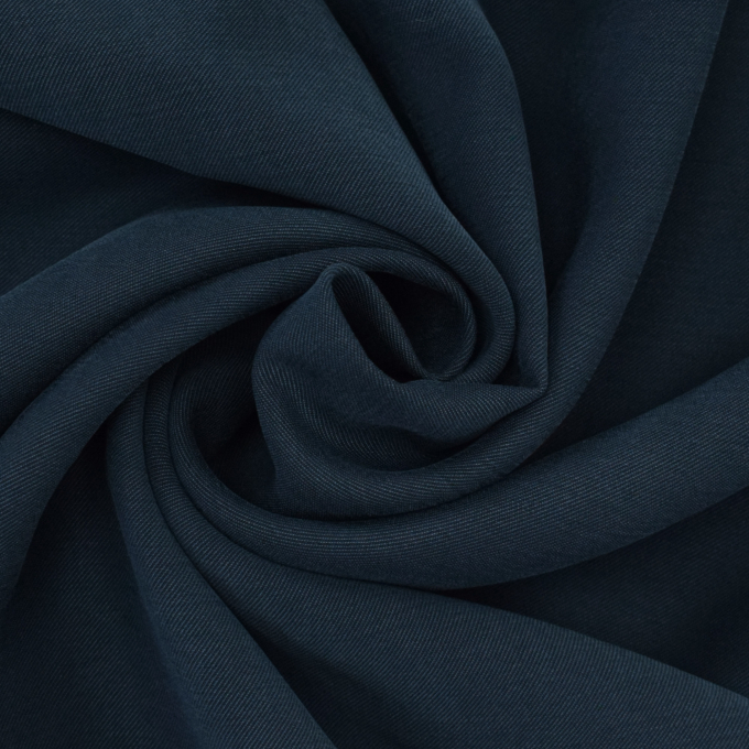 Viscose twill, donkerblauw