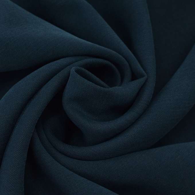 Viscose twill, donkerblauw