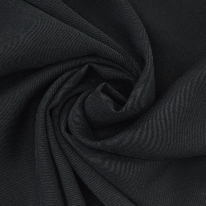 Viscose twill, black