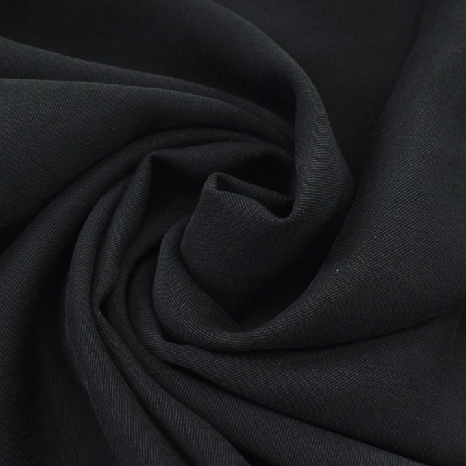 Viscose twill, black