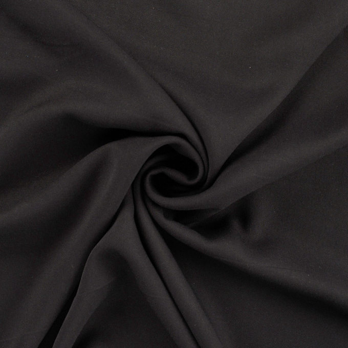 Viscose twill, zwart