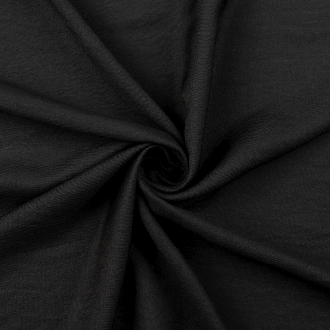 Tissu voile de viscose Leni, noir